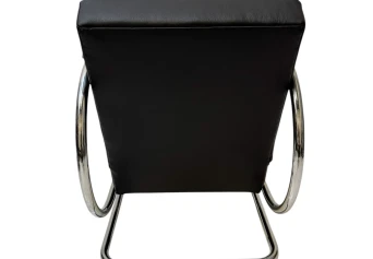 Art Deco Modernist Bauhaus Tubular Steel Lounge Chair by Frits Kuyken, 1936